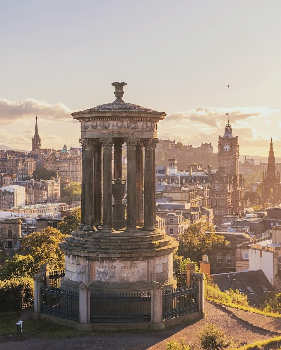 Edinburgh, the capital and one of the most beautiful cities in Scotland.